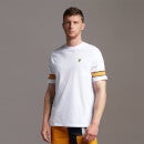 Sleeve Rib Insert T-shirt - White