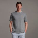 Branded Ringer T-shirt - Mid Grey Marl