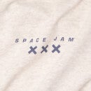 Space Jam Crosses Women's Cropped Hoodie - Ecru Marl