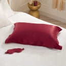 ESPA Oxford Edge Silk Pillowcase - Claret Rose