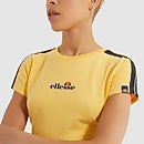 Women's Latus Cropped T-Shirt Yellow