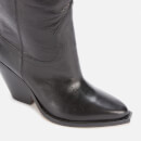 Isabel Marant Women's Lomero Leather Knee High Boots - Black