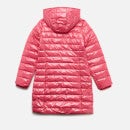 Guess Girls' Glitter Hooded Padded Jacket - Souvenir Pink - 14 Years