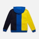 Guess Boys' Hooded Active Top - Blue and Yellow Comb - 8 Years