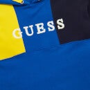 Guess Boys' Hooded Active Top - Blue and Yellow Comb - 8 Years