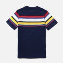 Guess Boys' Logo Stripe T-Shirt - Deck Blue