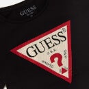 Guess Girls' Short Sleeve T-Shirt - Jet Black - 7 Years