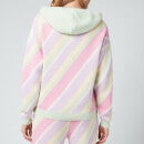 Olivia Rubin Women's Lilian Hooded Jumper - Multi Pastel Stripe - XS