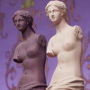 Sophia Enjoy Thinking Venus Standing Statue - Byzantine - Medium