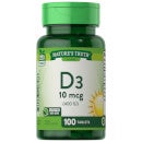 Vitamin D3 400IU - 100 Tablets