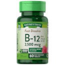 Vitamin B12 2500mcg + Folic Acid - 60 Tablets