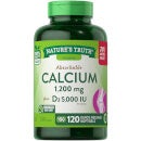 Calcium 1200mg + Vitamin D3 5000IU - 120 Softgels