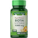 Rapid Release Biotin 10,000mcg - 100 Softgels