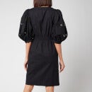 See By Chloé Women's Cotton Poplin Puff Sleeve Dress - Black