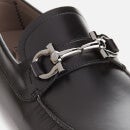 Salvatore Ferragamo Men's Parigi Leather Driving Shoes - Black - UK 6