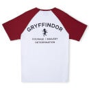 Gryffindor House Panelled T-Shirt - Burgundy