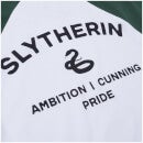 Slytherin House Panelled T-Shirt - Green