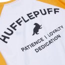 Hufflepuff House Panelled T-Shirt - Yellow