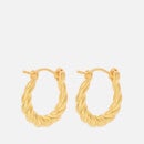 Astrid & Miyu Women's Twisted Mini Hoops In Gold - Gold