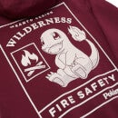 Pokémon Woodland Fire Safety Sweat à Capuche Unisexe - Bordeaux