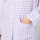 Sleeper Women's Party Pyjama Set With Feathers - Lavender & White - XS