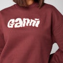 Ganni Women's Isoli Sweatshirt - Merlot - XS