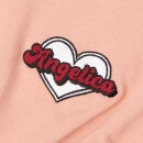 Nickelodeon Angelica Heart Women's Cropped Sweatshirt - Dusty Pink