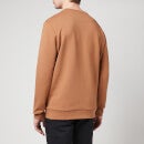 BOSS Green Men's Salbo 1 Crewneck Sweatshirt - Medium Brown - XL