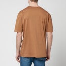 BOSS Green Men's Logo 6 T-Shirt - Medium Brown - S