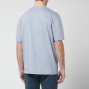 BOSS Green Men's Logo 6 T-Shirt - Open Blue - M