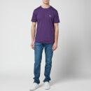 BOSS Athleisure Men's Curved T-Shirt - Dark Purple - S