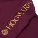 Felpa unisex di Harry Potter Logo di Hogwarts - Borgogna