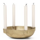 Ferm Living Bowl Candle Holder - Small - Brass