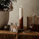 Ferm Living Advent Calendar Candle - Straw
