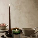 Ferm Living Bowl Candle Holder -Single-Blackened Aluminium