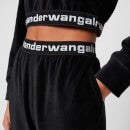 Alexander Wang Women's Stretch Corduroy Pants with Logo Elastic - Black - S