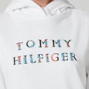 Tommy Hilfiger Women's Crv Regular Floral Hoodie - White