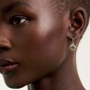 Ted Baker Women's Graco: Gem Button Huggie Earrings - Gold, Green