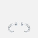 Ted Baker Women's Pheona: Pearl Bubble Hoop Earring - Silver, Pearl