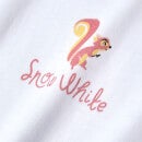 Disney Snow White Women's Cropped Ringer T-Shirt - White Black
