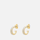 Ted Baker Women's Seeni Mini Hoop Huggie Earring - Gold/Crystal