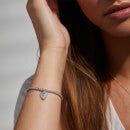 Cariad Heart White Topaz Affinity Bead Bracelet 16.5-17.5cm