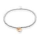 Triple Heart Affinity Bead Bracelet 16.5-17.5cm