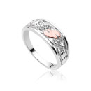 Tree of Life White Topaz Ring