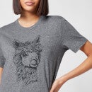 Coach Women's Alpaca Tshirt - Medium Grey Melange - XS
