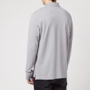 HUGO Men's Deresolo Long Sleeve Polo Shirt - Silver - M