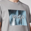 HUGO Men's Dolive T-Shirt - Silver - M