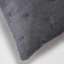 ïn home Cotton Velvet Cushion - Dark Grey - 50x50cm