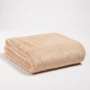 ïn home Recycled Polyester Faux Fur Throw - Brown