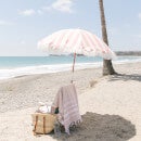 Business & Pleasure Holiday Beach Umbrella - Pink Crew Stripe